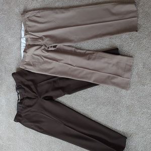 2 pairs of men's dress pants